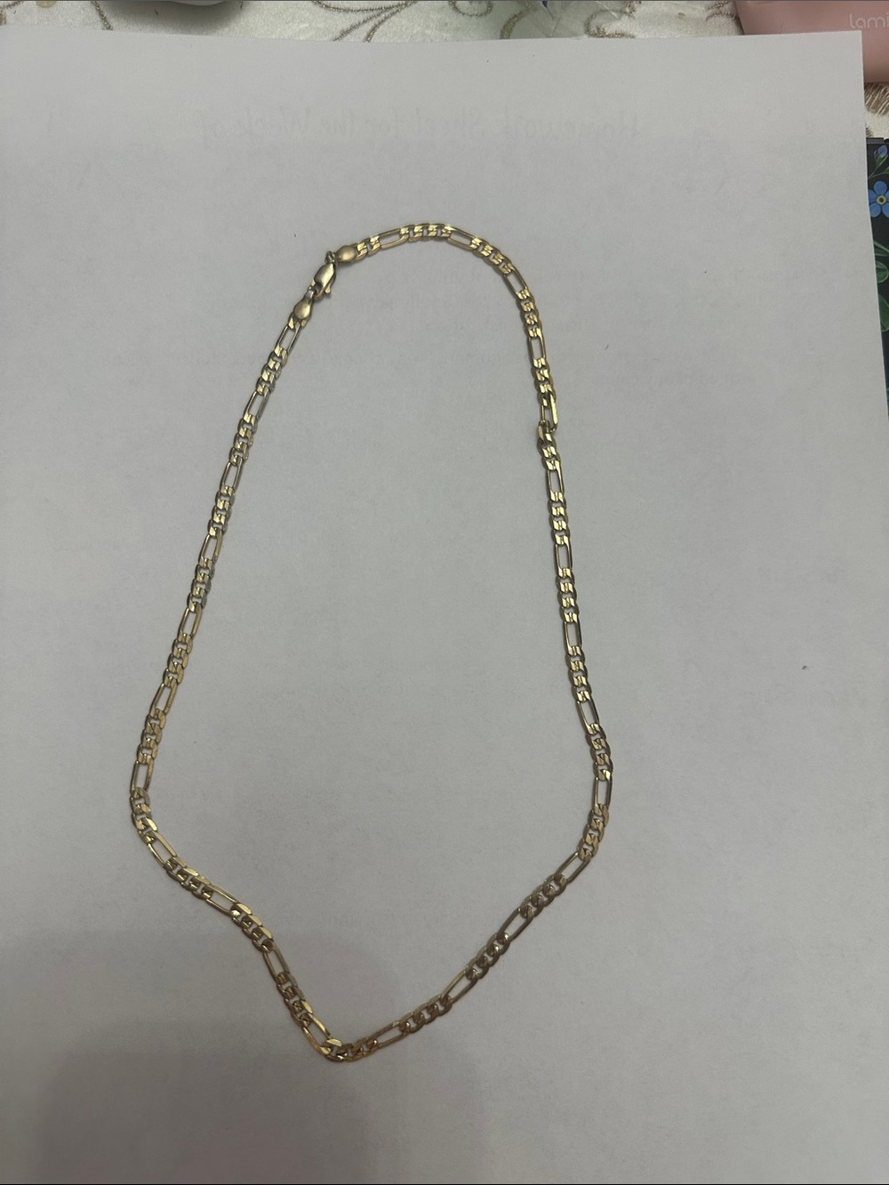 Gold Figaro Chain Necklace - Women Jewelry
